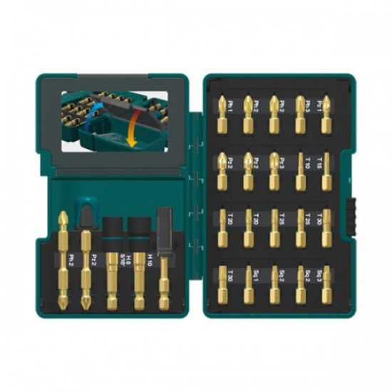 Набор двусторонних насадок Impact Gold 26 шт., MAKITA, B-49921