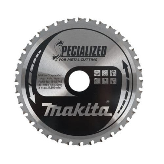 Пильный диск по металлу 185x1.7x30 FTG 70T Makita B-29387