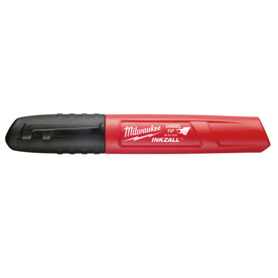 Маркер INKZALL для стройплощадки широкий 1шт, MILWAUKEE, 48223103