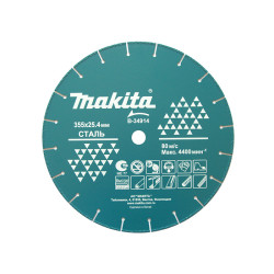 Алмазный диск сегментированный по металлу MAKITA 355 мм (B-34914)