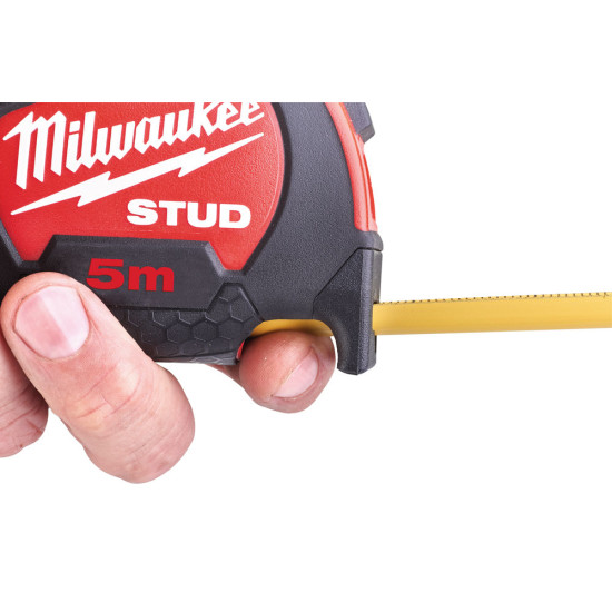 Рулетка STUD 5м / ширина 27мм (дисплей 6шт), MILWAUKEE, 48229905