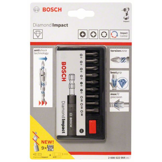 Набор вставок 10шт 25мм