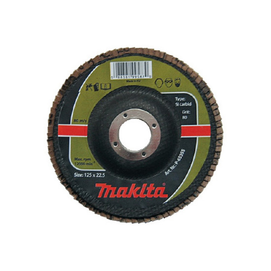Лепестковый диск MAKITA 180x22,23 мм (P-65442)