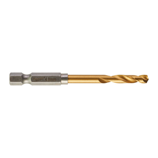 Сверло по металлу SWave HSS-G Ti. 4.8mm (1шт), MILWAUKEE, 48894711