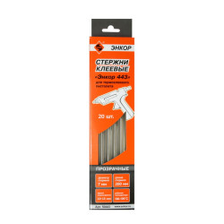 Стержень клеевой 7х200мм, "ЭНКОР 443" 20 шт