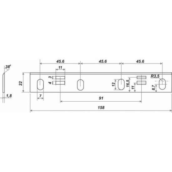 Нож К-101 комплект 2шт
