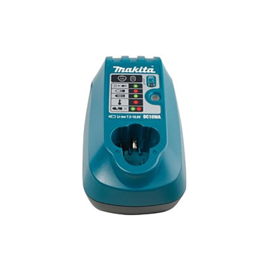 Зарядное устройство MAKITA DC 10 WA (7.2 - 10.8 В, 1.8 А, стандартная зарядка, для стержневых аккумуляторов) (194588-1)