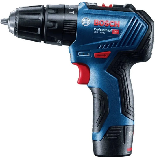 Дрель-шуруповерт ударная аккумуляторная GSB 12V-30 Professional BOSCH (06019G9100)