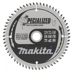 Пильный диск для аккумуляторных пил 165x2.0x20; 60T Hi-ATB Makita B-56720