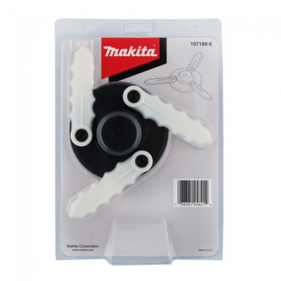Триммерная головка с пластиковыми ножами, М8х1,25R, М8/10х1,25LH Makita 197188-6