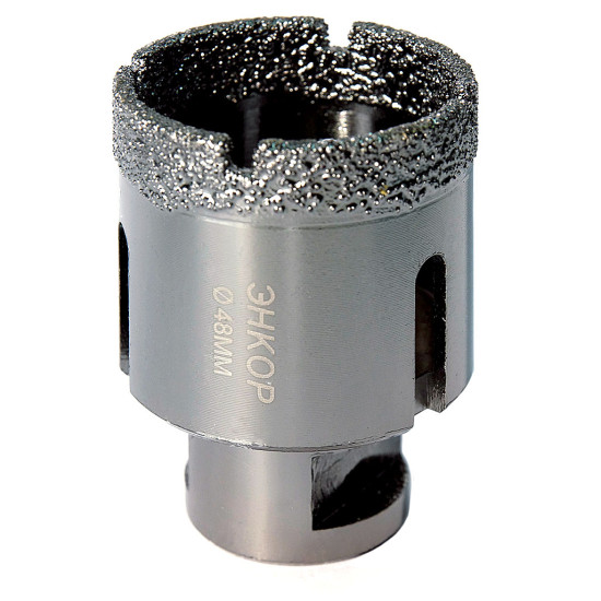 Коронка д/керамогранита ф48мм алм для УШМ сух. рез