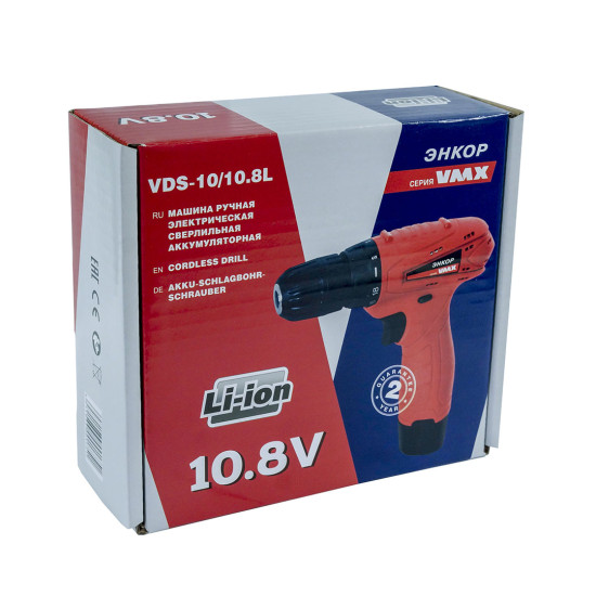 Шуруповерт акк VDS-10/10,8L