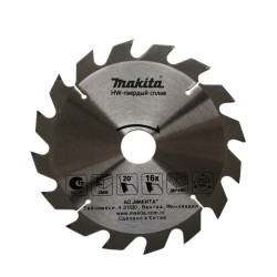 Пильный диск по дереву STANDART 185x3.2x20 ММ 16T Makita D-51421