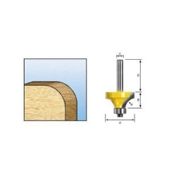 Фреза кромочная калевочная с опорным подшипником 76.2x50.8x24.5 мм Makita D-48424