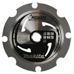Пильный диск для цементоволокнистых плит 165x2.3x20 4T FTG Makita B-31538