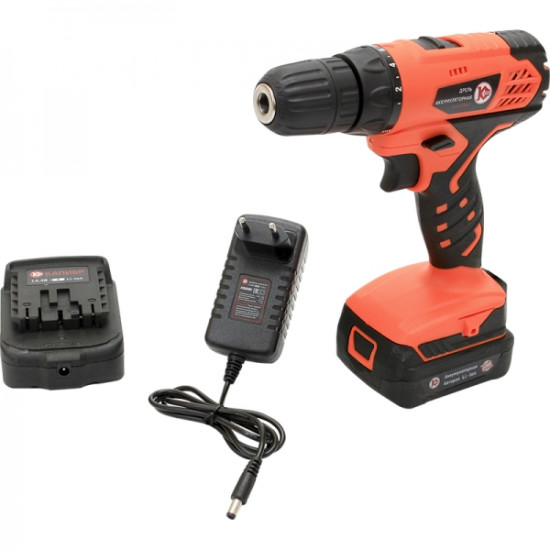 Аккумуляторная дрель Li-Ion "Калибр ДА- 14.4/2+", 43800