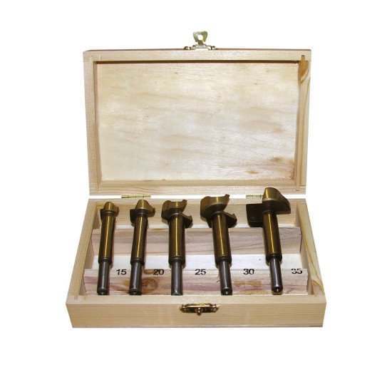 Набор сверл д/дерева Форстнера 5шт дер коробка