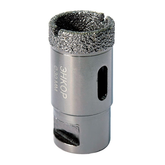 Коронка д/керамогранита ф30мм алм для УШМ сух. рез