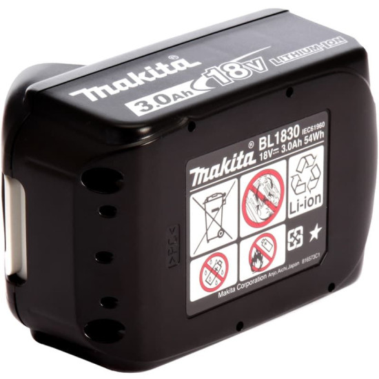 Аккумулятор 18 В 3.0 Ач Makita BL1830B 197599-5