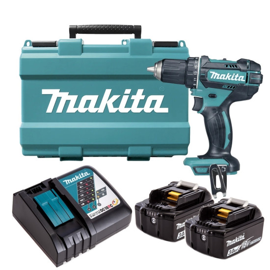 Аккумуляторная дрель-шуруповерт Makita DDF485RFE
