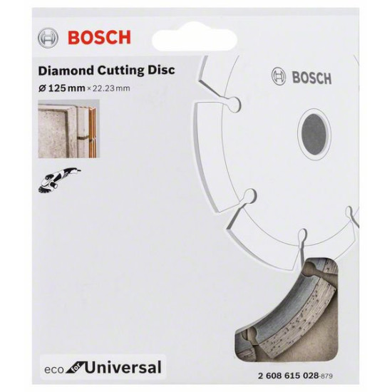 Алмазный круг ECO for Universal 125х22,23 мм BOSCH (2608615028)