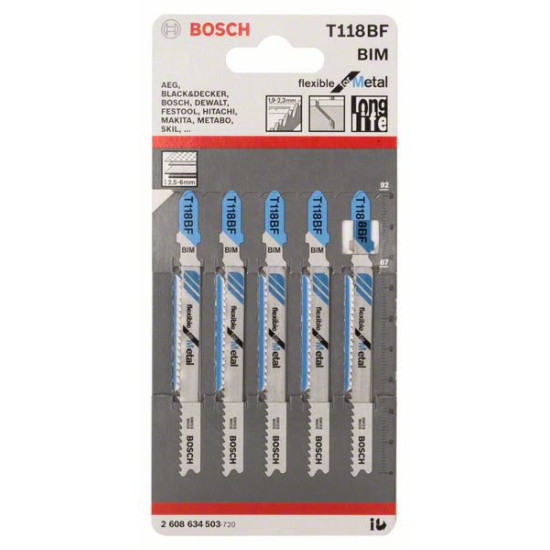 Пильное полотно T 118 BF