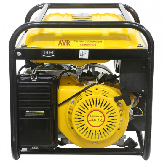 Бензиновый генератор Калибр БЭГ-6500ЭС/220/380