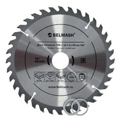 Диск пильный 190х1,6/1,4х30/25,4/22,2 36Т, Белмаш, RD104A