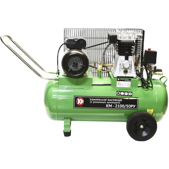 Компрессор масляный с ременным приводом КМ-2100/50РУ