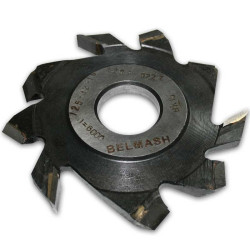 Фреза пазовая с подрезающими зубьями, BELMASH 125х32х10 мм