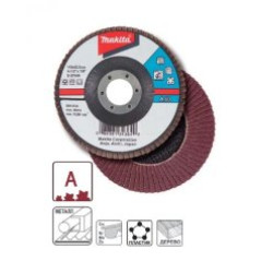 Лепестковый шлифовальный диск А40, 125мм, стекловолокно, угловой Makita D-57314