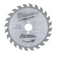 Диск пильный для циркулярок 190/30 Z24 дерево, MILWAUKEE, 4932327969