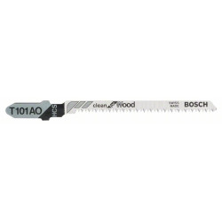 Пилка для лобзика T 101 AO Clean for Wood 5 шт. BOSCH (2608630031)