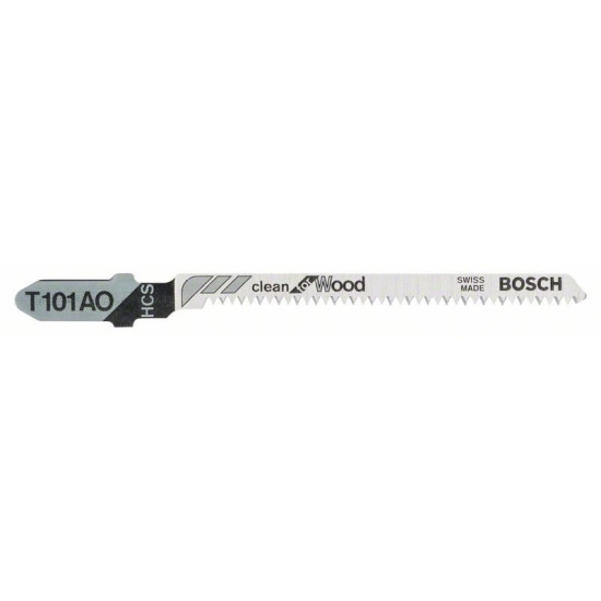 Пилка для лобзика T 101 AO Clean for Wood 5 шт. BOSCH (2608630031)