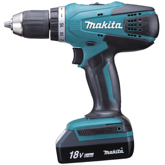 Аккумуляторная дрель-шуруповерт Makita DF457DWE