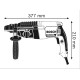 Перфоратор SDS-plus GBH 2-26 DFR + 9 сверел и 2 зубила SDS Plus в кейсе