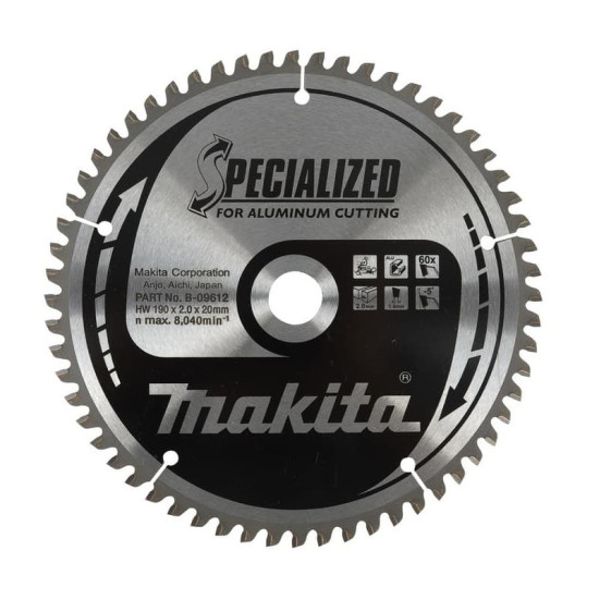 Пильный диск для алюминия 260x2.4x30 TCG 100T Makita B-29321
