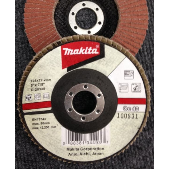 Круг лепестковый 125мм K40 Titan накл