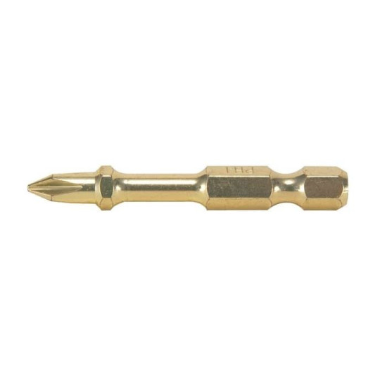 Биты Phillips Impact Gold для металла PH2 50 мм 2 шт Makita B-28313