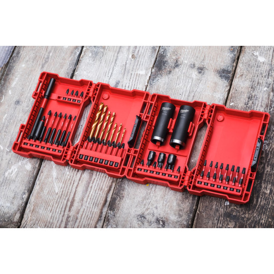 Набор бит MILWAUKEE SHOCKWAVE 62шт.