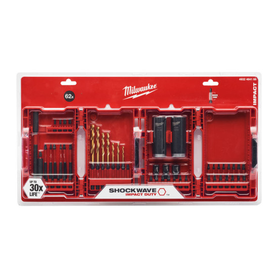 Набор бит MILWAUKEE SHOCKWAVE 62шт.